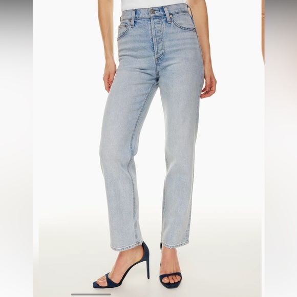 Denim forum Arlo High Rise Straight Jeans - Picture 2 of 6